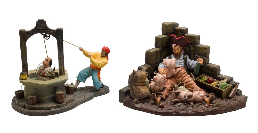 Lot 405: Disney Classics Collection 'Pirates of the Caribbean' Figurines