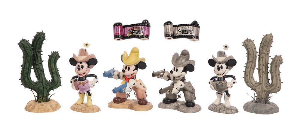 Lot 434: Disney Classics Collection 'Two-Gun Mickey' Figurine Assortment