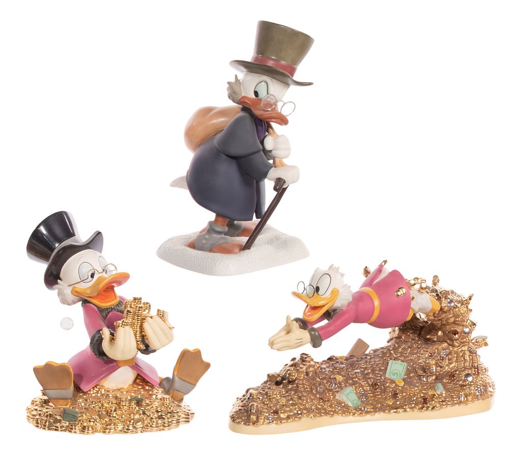 Lot 435: Disney Classics Collection Scrooge McDuck Figurine Assortment