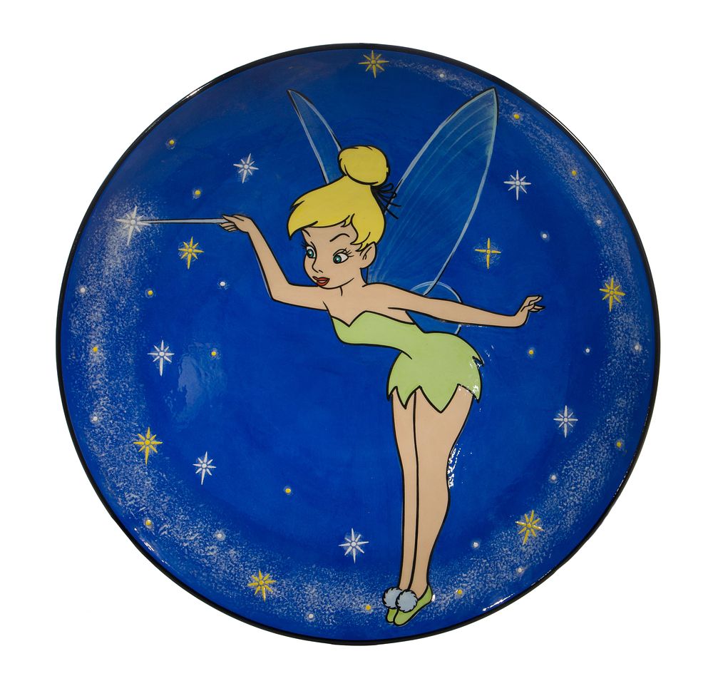 Lot 440: Elisabete Gome and Marc Davis 'Tinker Bell' Ceramic Charger