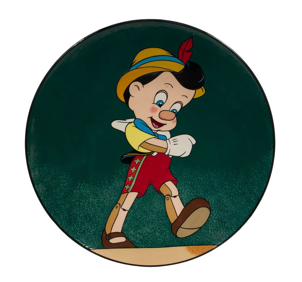 Lot 441: Elisabete Gomes and Frank Thomas 'Pinocchio' Ceramic Charger