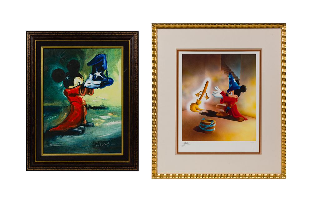Lot 445: Disney 'Fantasia' Sorcerer Giclees on Paper