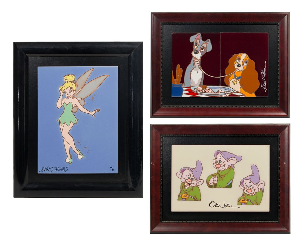 Lot 446: Disney Ceramic Tile Assortment