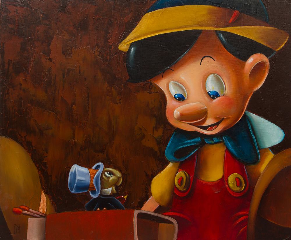 Lot 450: Jon Pinto (American, 20th Century) Oil on Canvas