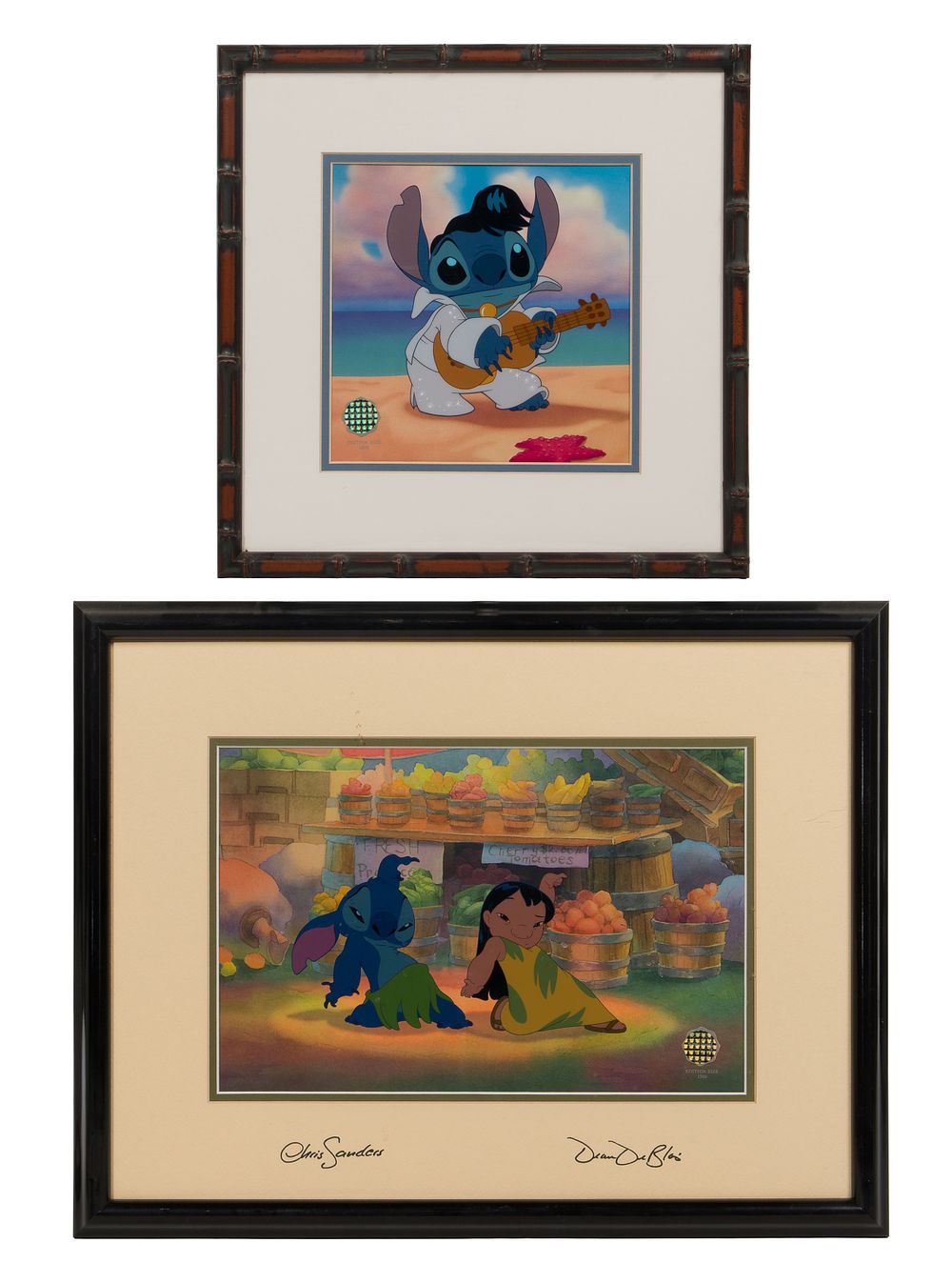 Lot 453: Disney 'Lilo and Stitch' Sericels