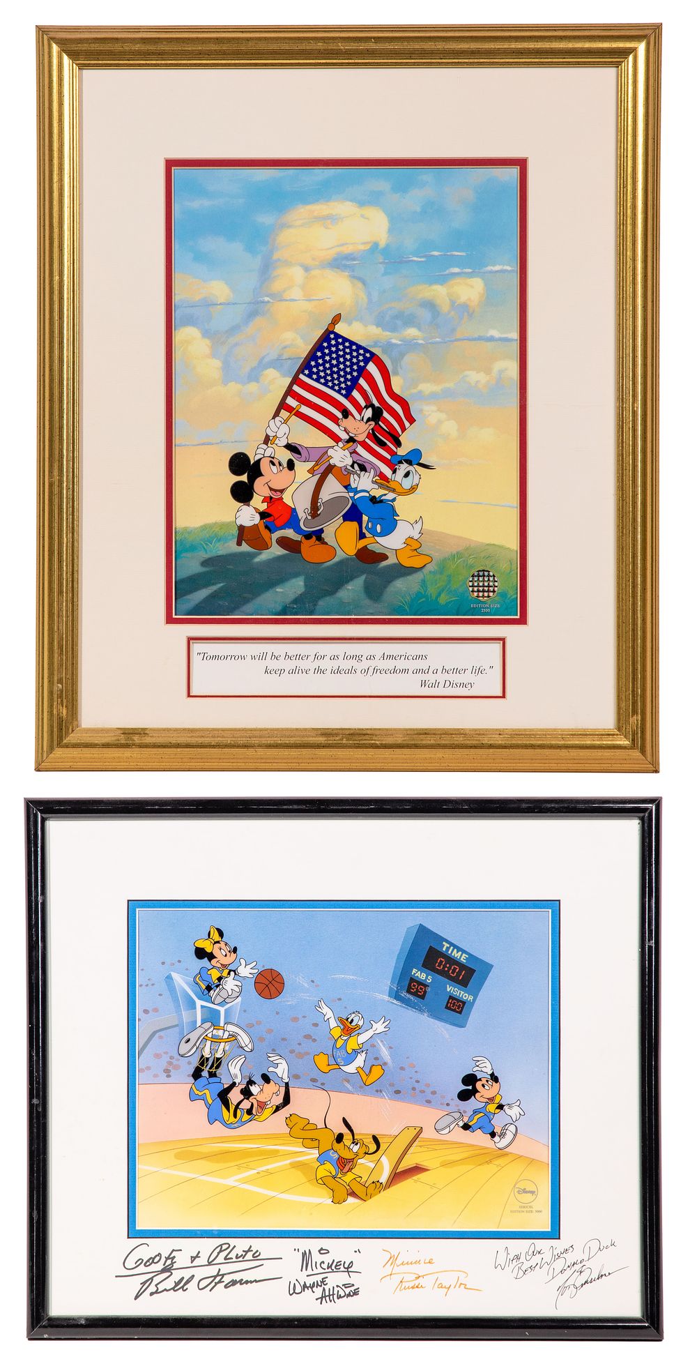 Lot 459: Disney Mickey Mouse and Friend Sericels
