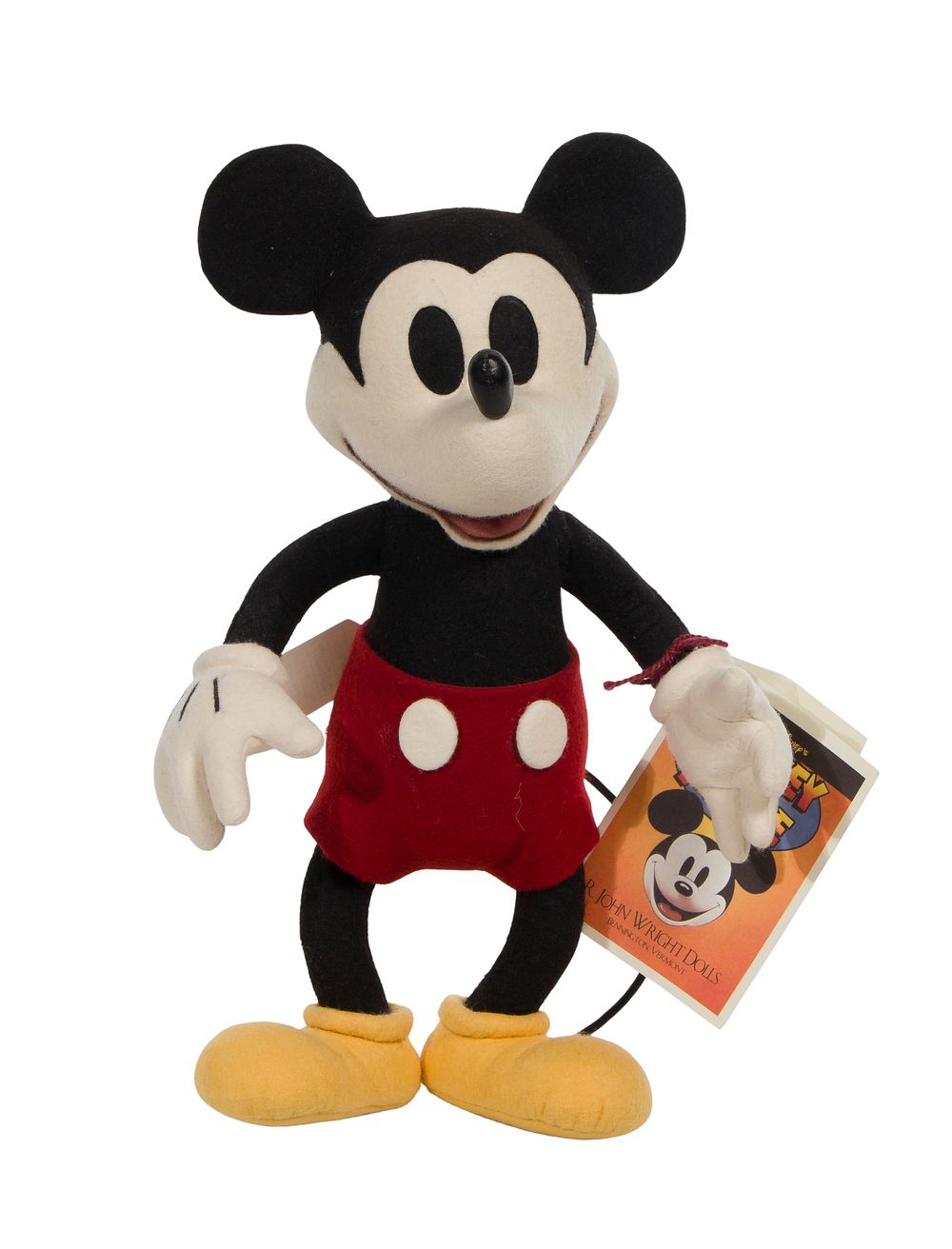 Lot 468: R. John Wright Stuffed Felt Mickey Mouse