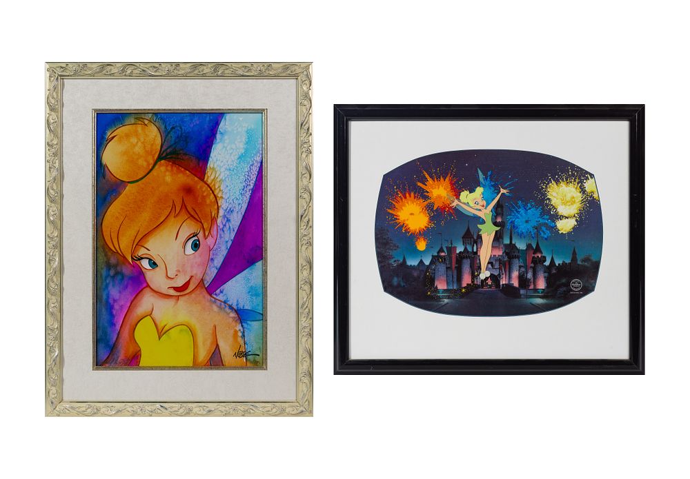 Lot 478: Disney 'Tinker Bell' Giclee on Paper and Sericel