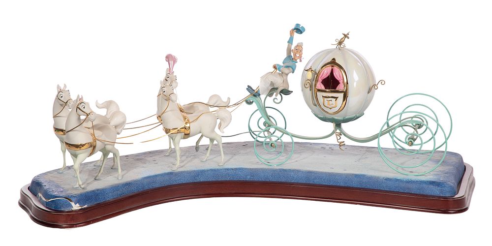 Lot 480: Disney Classics Collection 'Off to the Ball' Cinderella Figurine Group