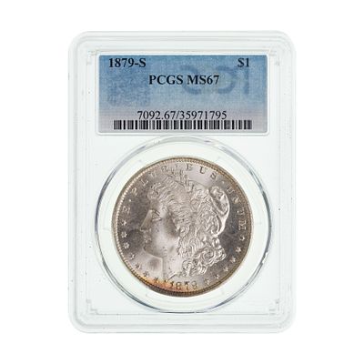 United States Mint - 1879-S $1 MS-67 PCGS Property from: an Estate, Galena, Illinois Category: