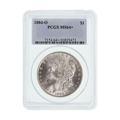United States Mint - 1884-O $1 MS-64+ PCGS Property from: an Estate, Galena, Illinois Category: