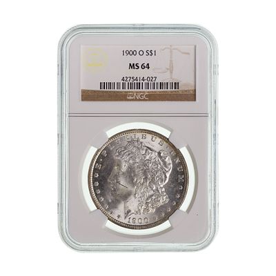 United States Mint - 1900-O $1 MS-64 NGC Property from: an Estate, Galena, Illinois Category: