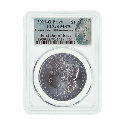 United States Mint - 2021-O Privy $1 Morgan MS-70 PCGS First day of issue Property from: an Estate