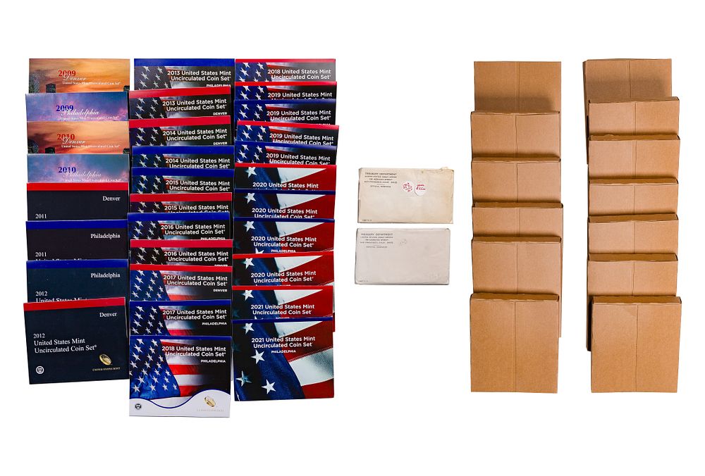 Lot 308: United Sates Mint Set Collection