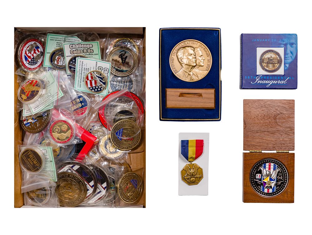 Lot 329: Medal and Token Assortment