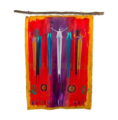 Bill Worrell - Bill Worrell (American, 1936-2021) Acrylic on Canvas 1993, signed and dated 