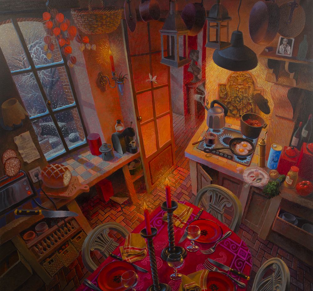 Alain Le Chatelier - Alain Le Chatelier (French, b.1952) Oil on Canvas 
2007, signed right on 