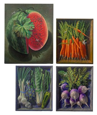 Alain Le Chatelier - Alain Le Chatelier (French, b.1952) Oils on Canvas (4) items depicting 