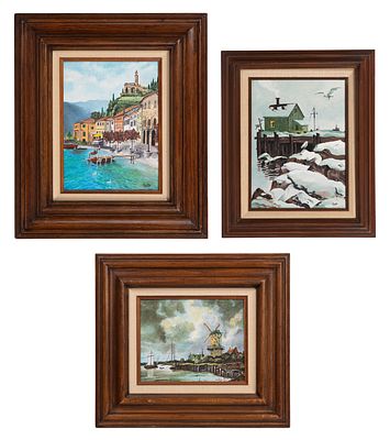 Emily Breckman - Emily Breckman (20th Century) Oils on Canvas (3) undated works, signed and 