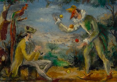 Edgar Yager - Edgar Yeager (American, 1883-1969) Oil On Panel 1964, signed lower left, depicting a 