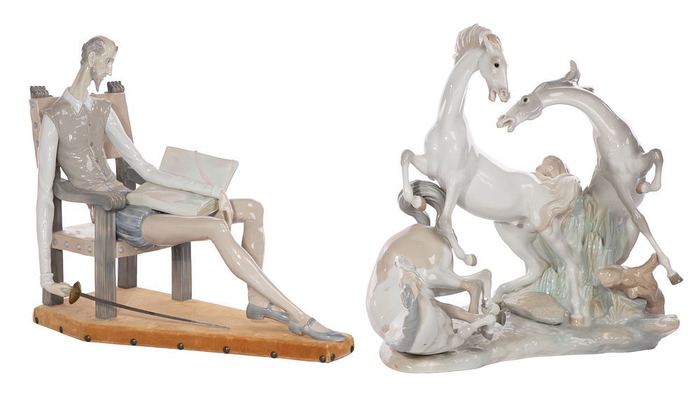 Lot 255: Lladro Porcelain Figurines