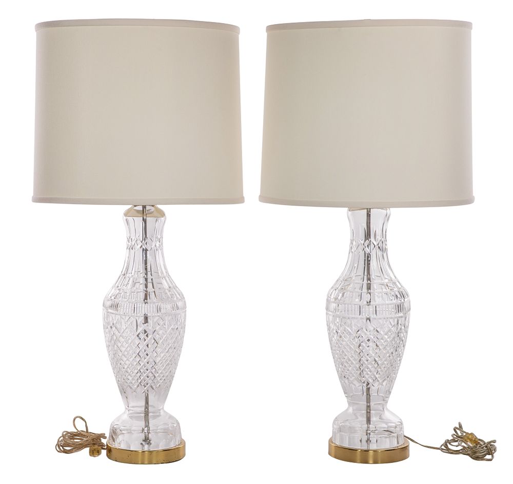 Lot 280: Waterford Crystal Lamps