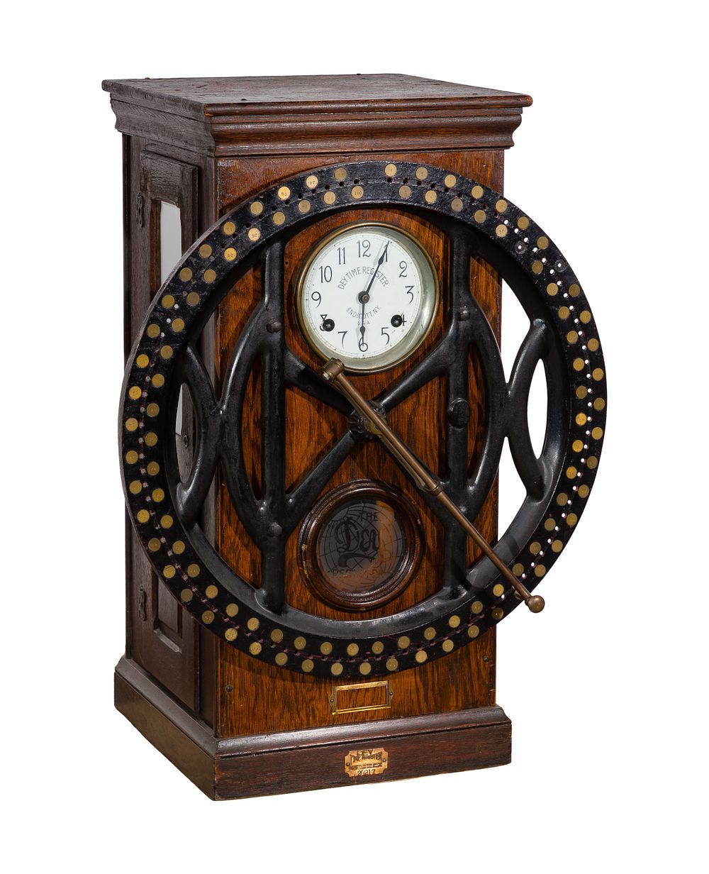 Lot 283: Dey Time Register Clock