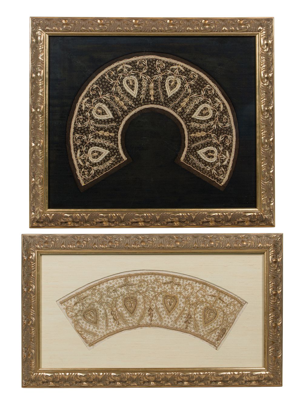 Lot 294: Mounted Beaded Collars