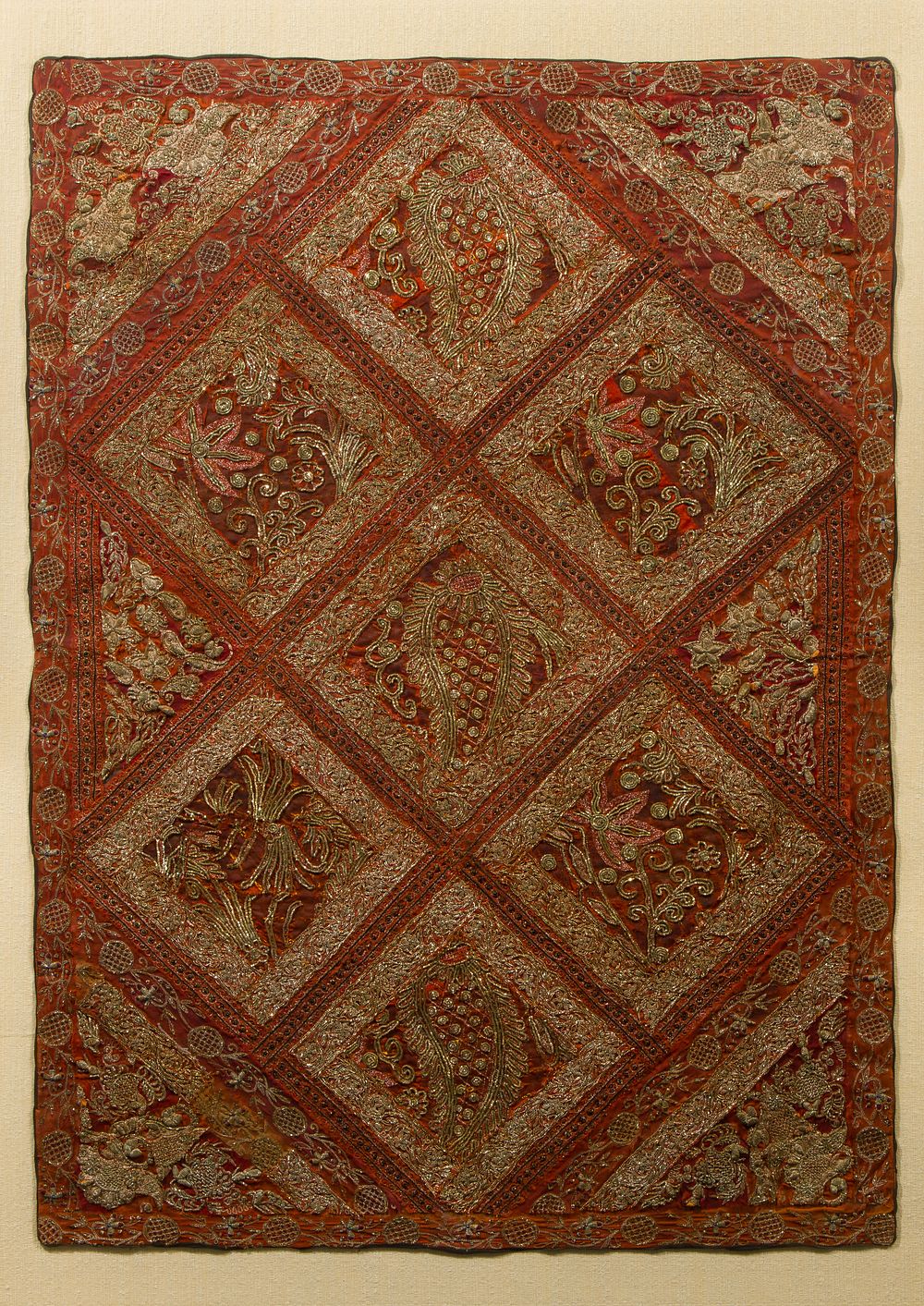 Lot 299: Burmese Kalaga Tapestry