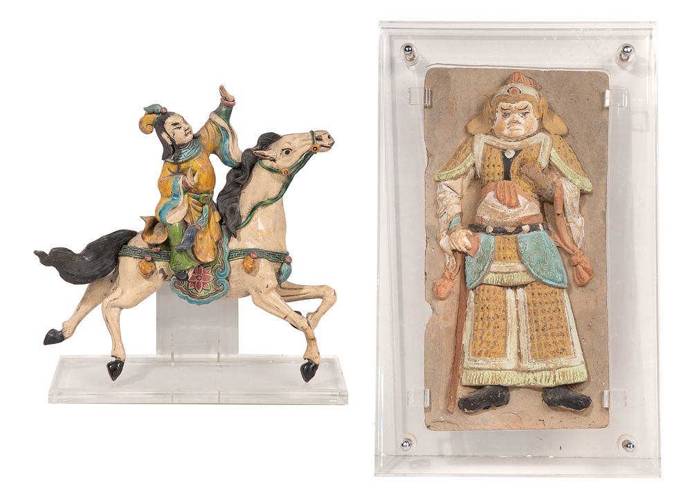 Lot 312: Chinese Ceramic Tile and Roof Tile