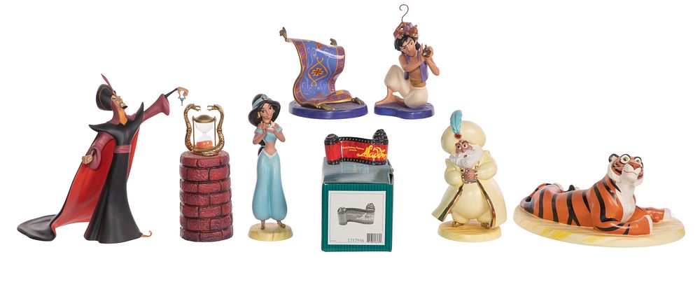 Lot 346: Disney Classics Collection 'Aladdin' Figurine Assortment