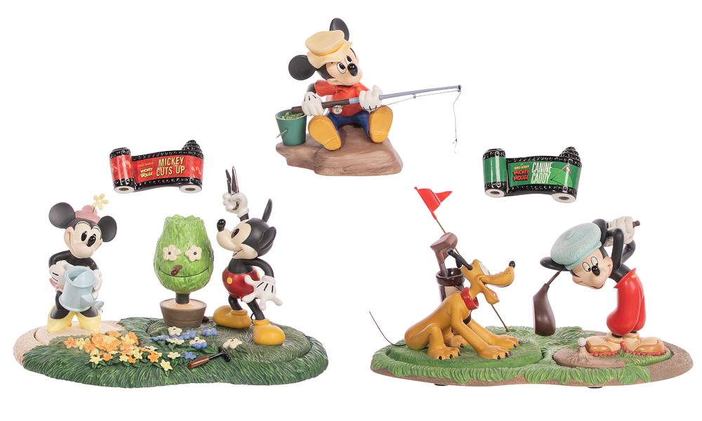 Lot 350: Disney Classics Collection Micky Mouse Figurine Assortment