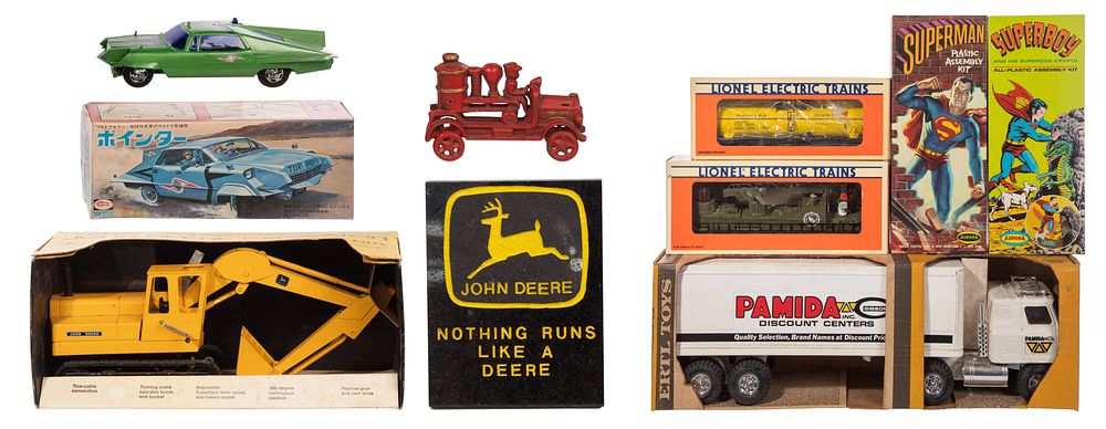 Lot 364: John Deere and Toy Assortment