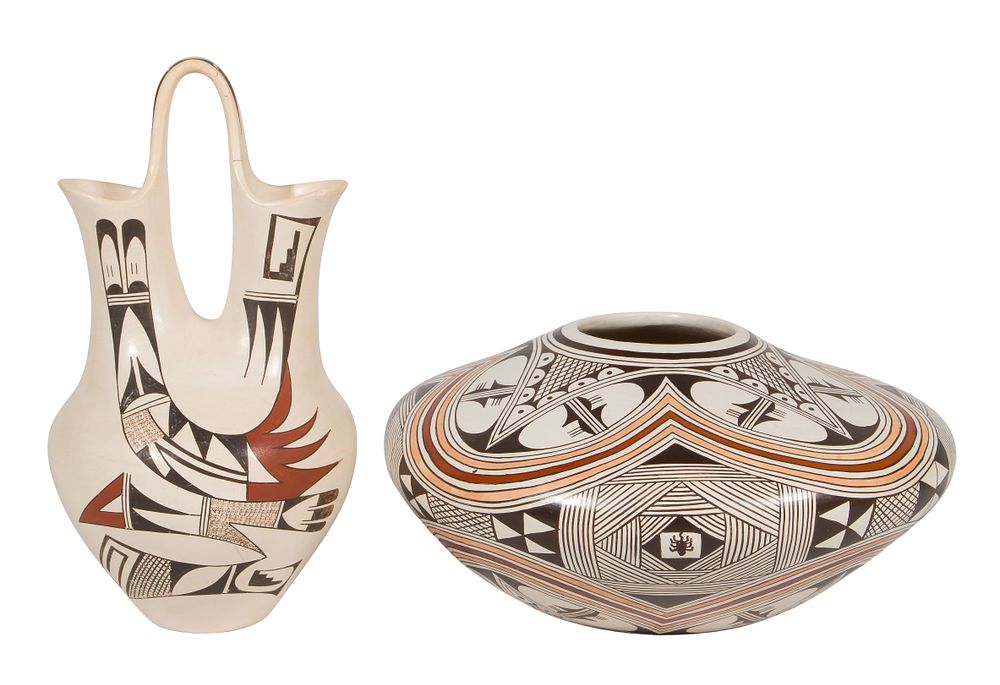 Lot 379: Native American Hopi-Tewa Pottery
