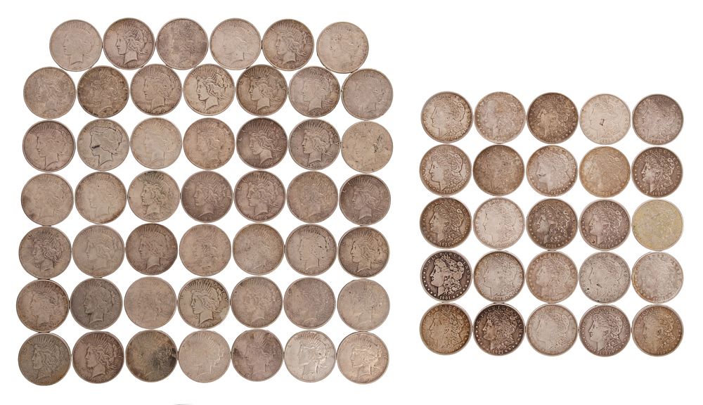 Lot 401: Morgan and Peace $1 Assortment