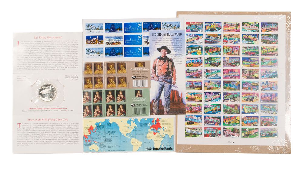 Lot 424: Stamp and Token Assortment