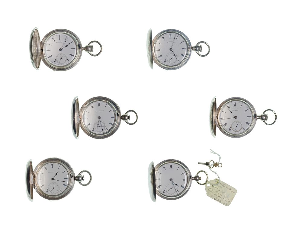 Lot 562: Coin Silver Hunter Case Pocket Watch Assortment