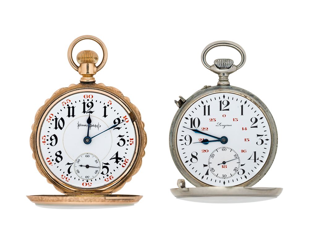 Lot 590: Illinois Watch Co. 'Bunn Special' Railroad Open Face Pocket Watch