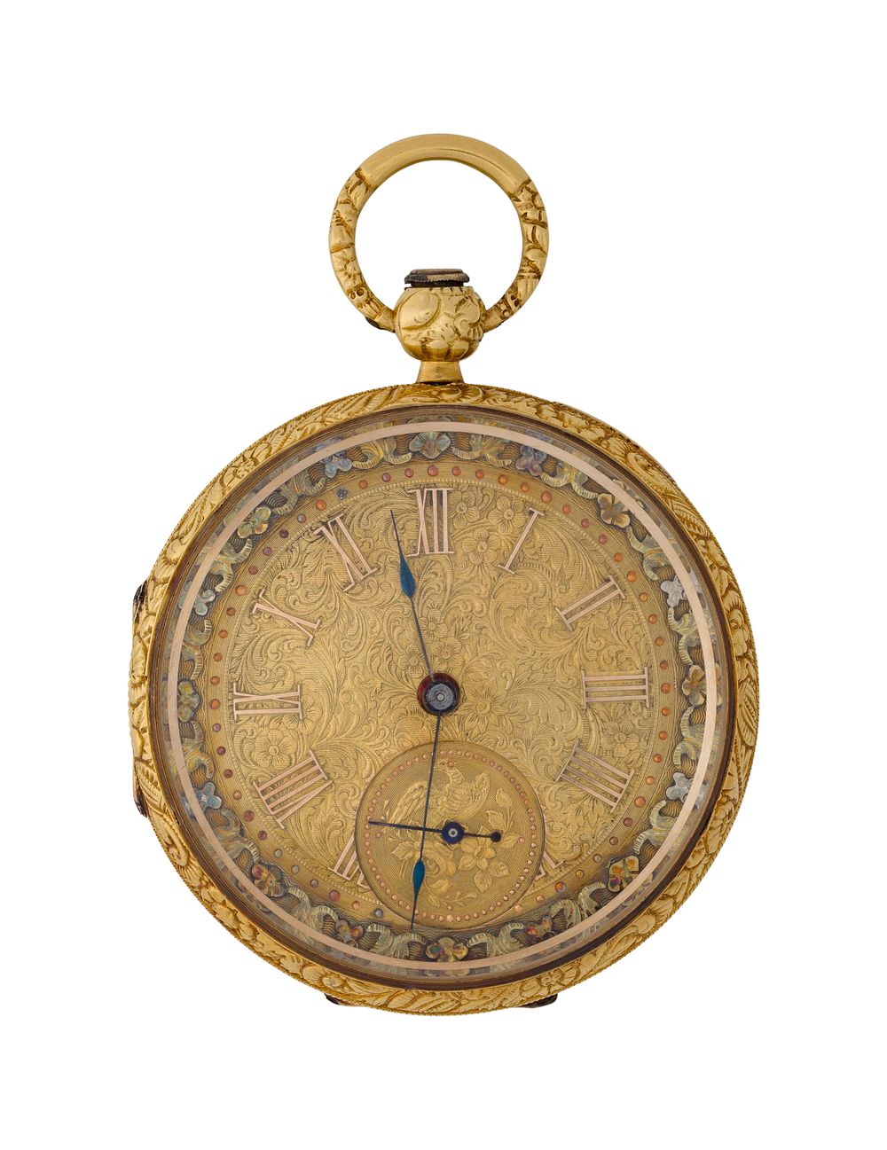Lot 608: Waltham Watch Co. 18k Yellow Gold Open Face Pocket Watch