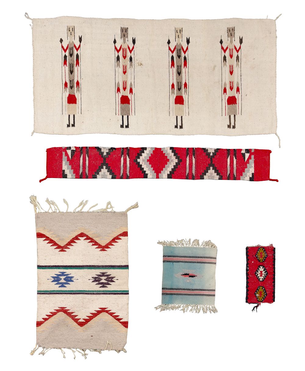 Lot 278: Native American Yeibichai Wool Rug