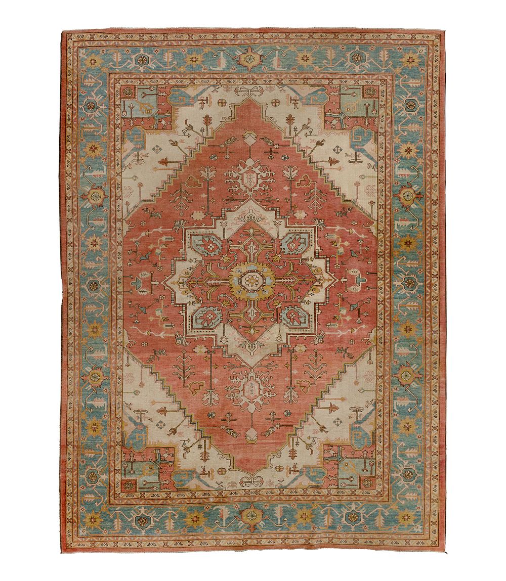 Lot 279: Persian Oushak Wool Rug