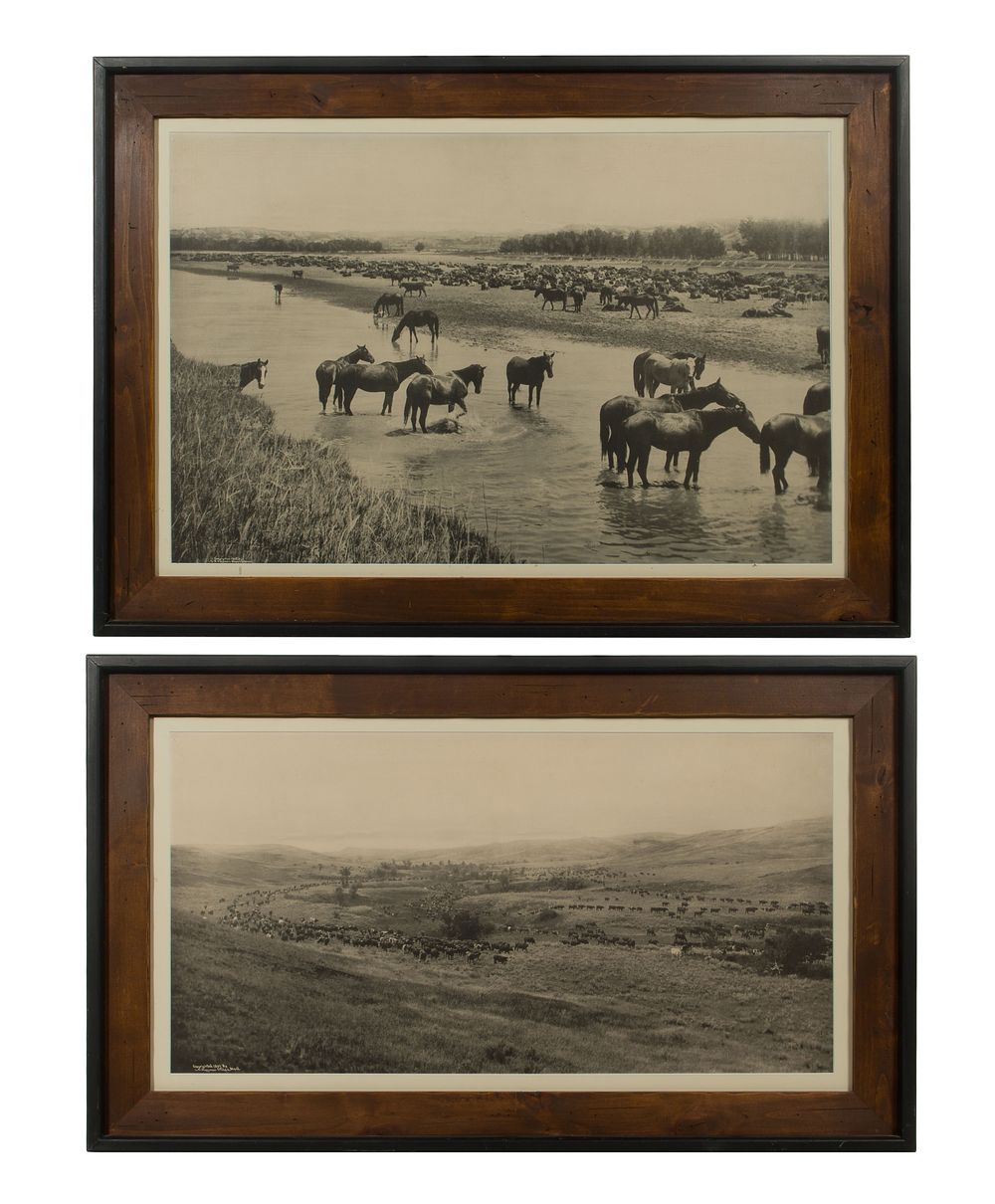 Lot 293: L. A. Huffman (American, 1854-1931) Collotype Photograph Prints