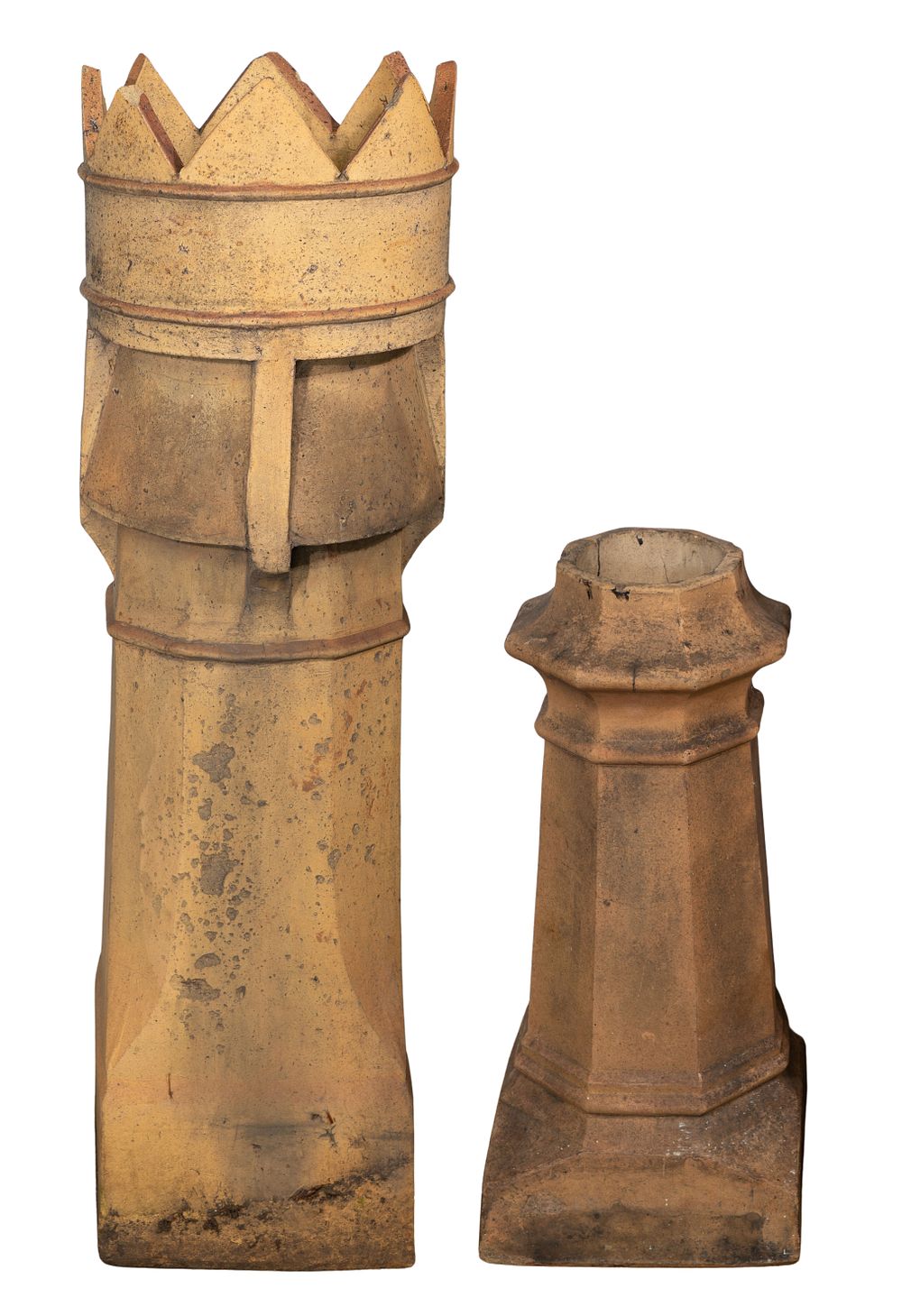 Lot 258: Terracotta Chimney Toppers