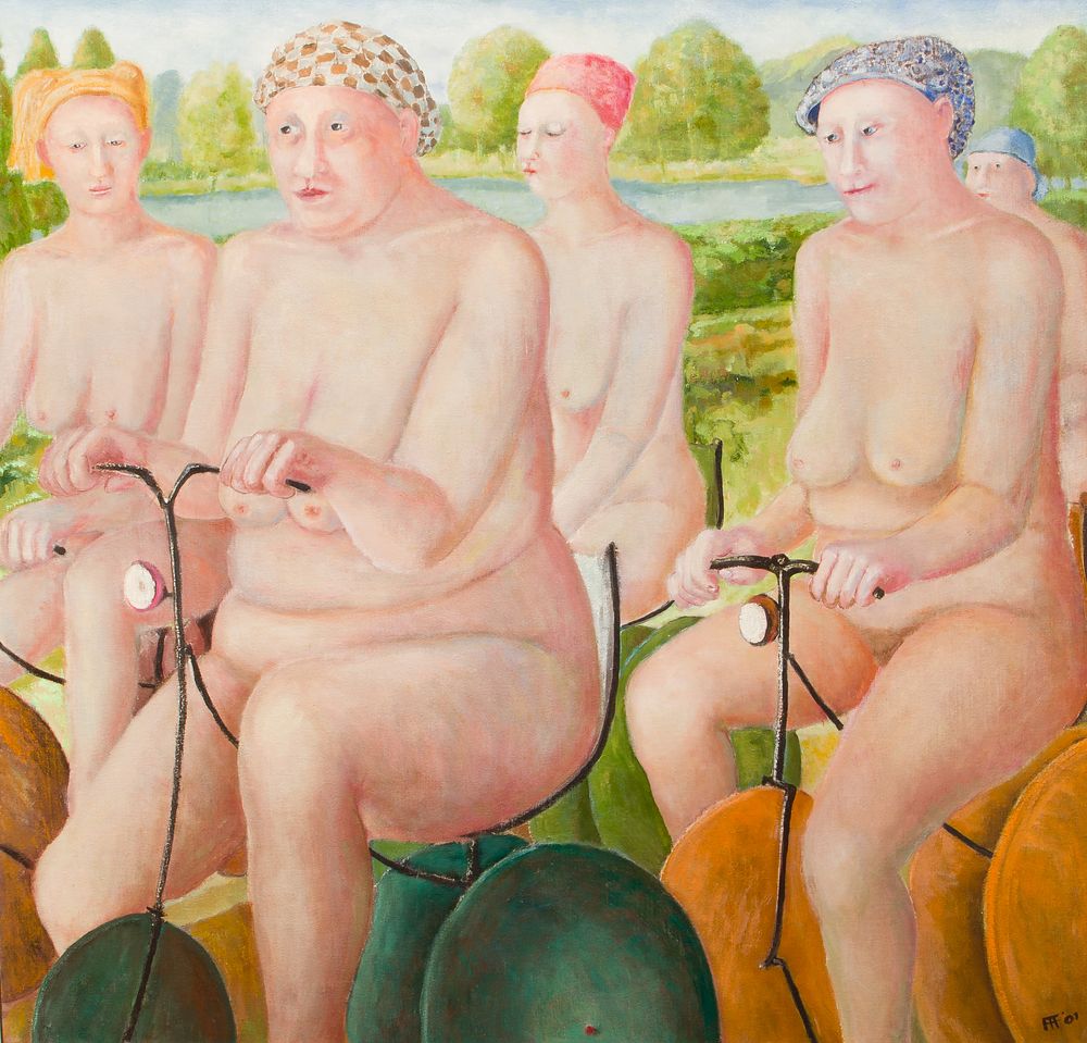 Lot 302: Aafke Godthelp (Dutch, 20th Century) Oil on Canvas Board