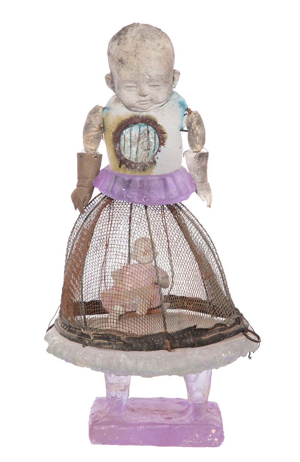 Lot 308: Christina Bothwell (American, b.1960) 'Who Was I Supposed To Be' Mixed Media Sculpture