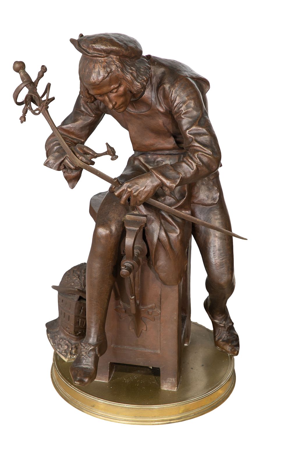 Lot 323: Adrien Etienne Gaudez (France, 1845-1902) Bronze Sculpture
