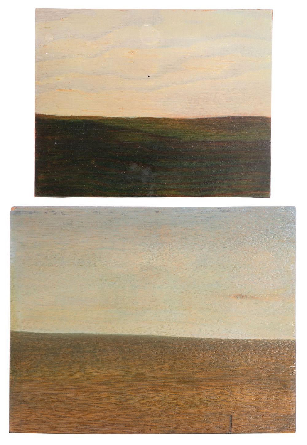 Lot 326: Attributed to Edward Ott (American, 20th Century) Oils on Wood