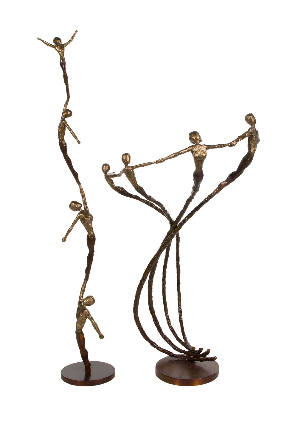 Lot 330: Dave Rizzo (Canadian, 20th Century) Bronze Sculptures