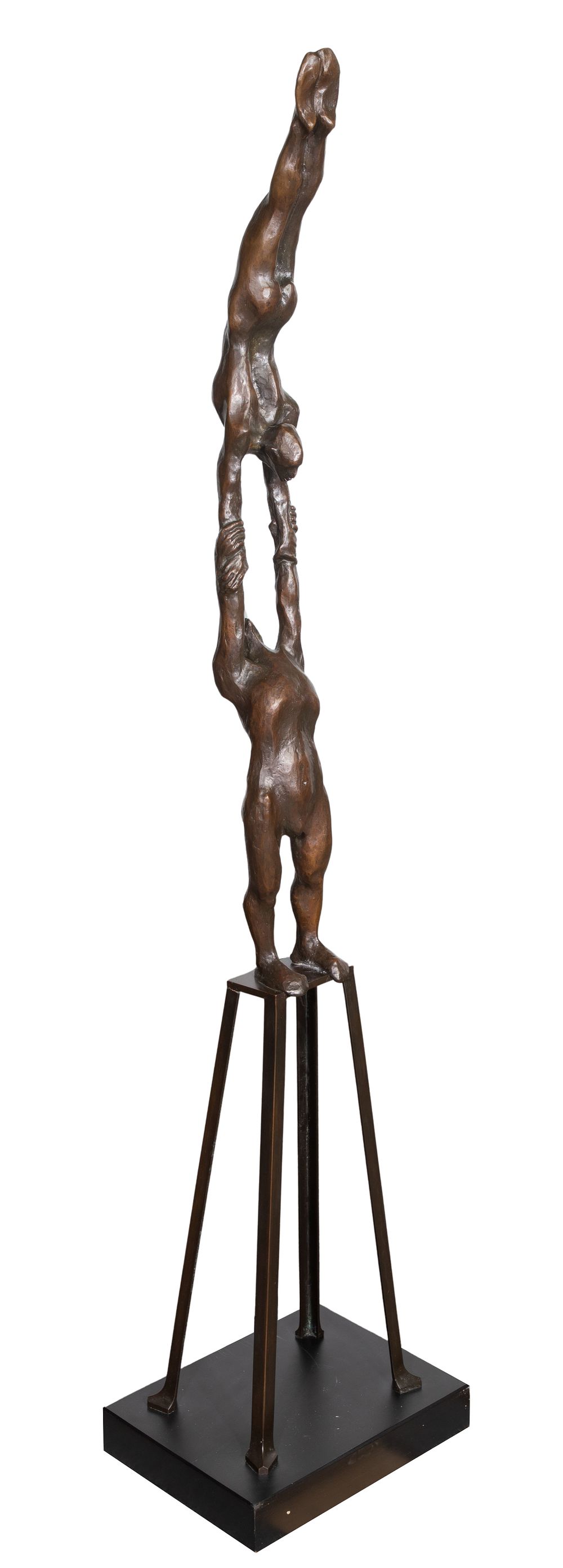 Lot 340: Michael Ayrton (British, 1921-1975) 'Acrobats II' Bronze Sculpture