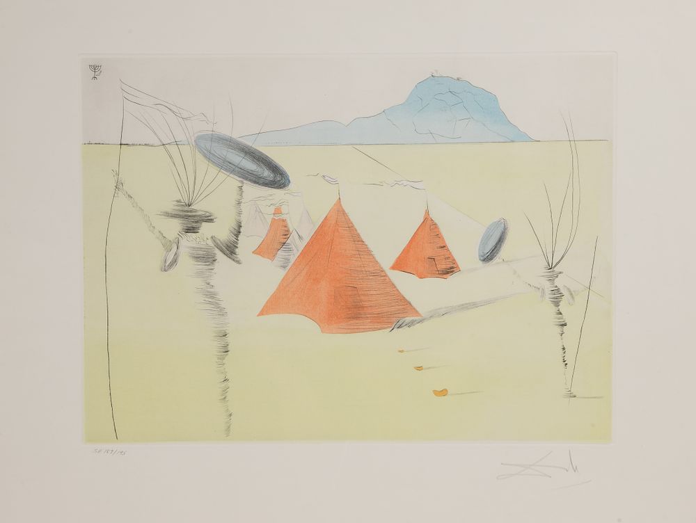 Lot 356: Salvador Dali (Spanish, 1904-1989) 'God' Etching